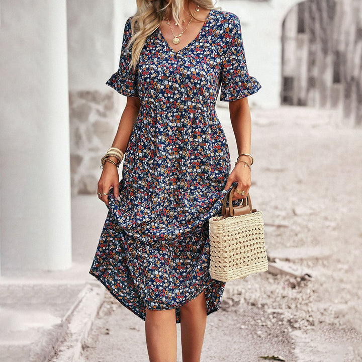 Julien | Vestito a fiori per donne | Midi