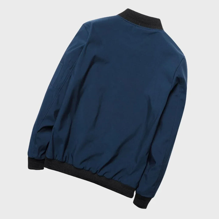 Veste Zippée Décontractée À Manches Longues Pour Hommes | Bomber