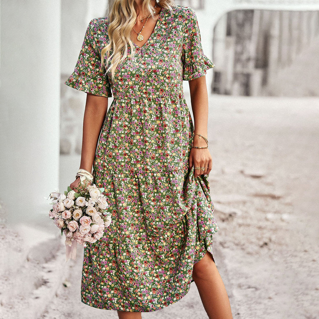 Julien | Vestito a fiori per donne | Midi