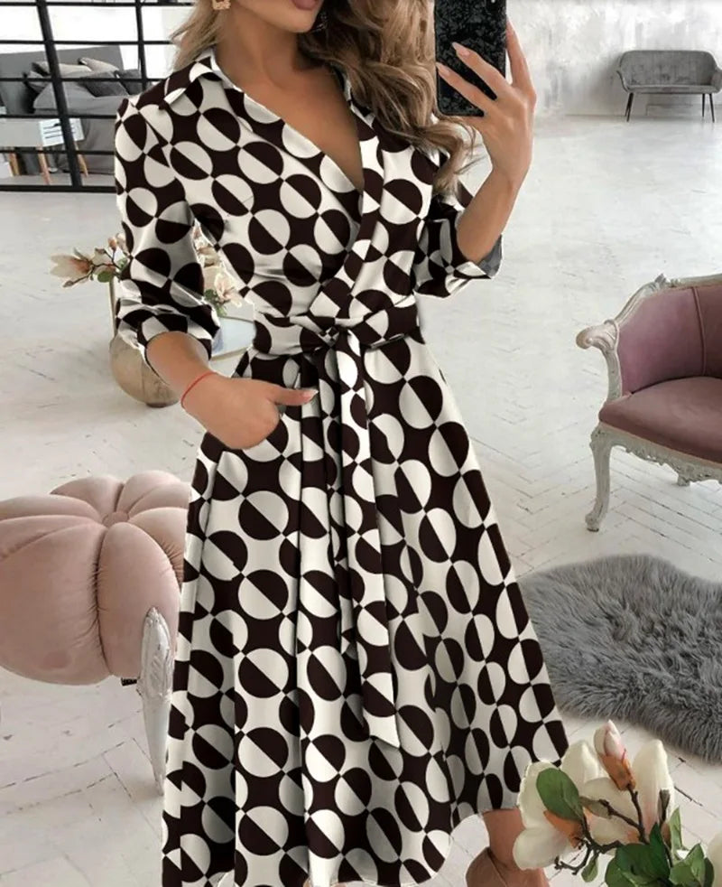 Aubrellia | Robe Portefeuille Élégante Pour Femme