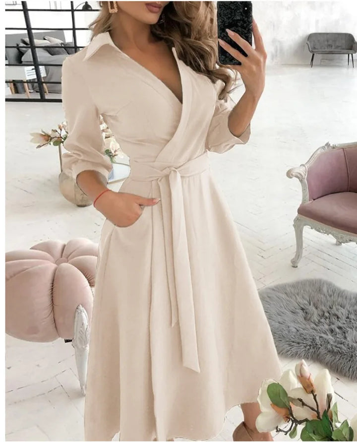 Aubrellia | Robe Portefeuille Élégante Pour Femme