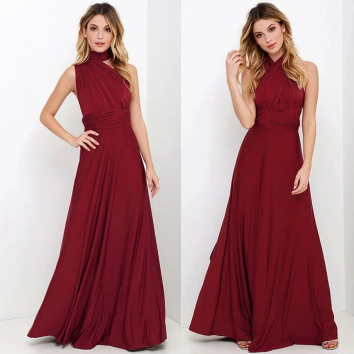 Robe Portefeuille À Bretelles Pour Femme | Maxi
