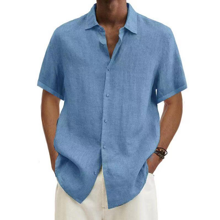 Camicia Casual a Maniche Corte per Uomo | Estate