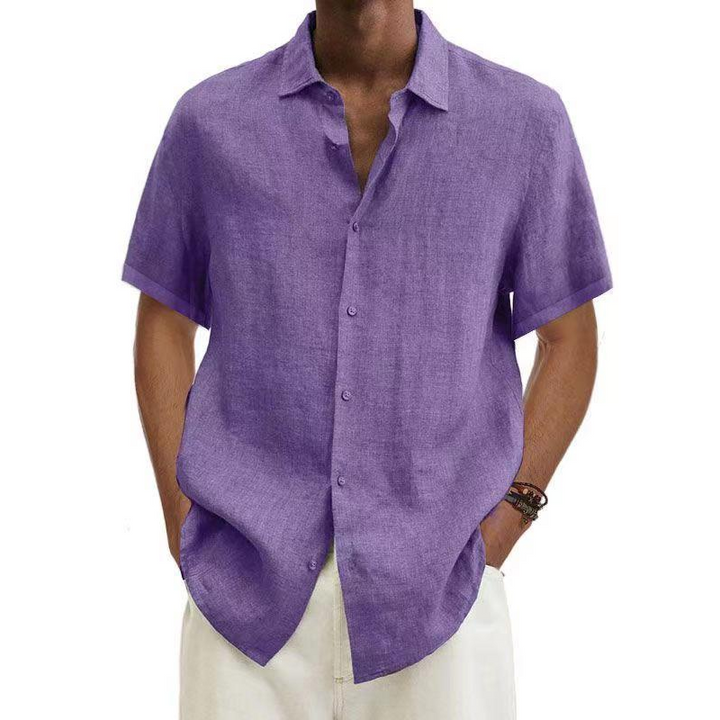 Camicia Casual a Maniche Corte per Uomo | Estate