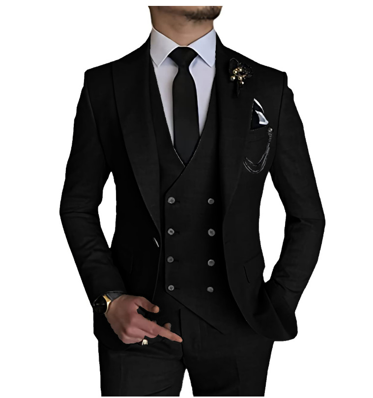 Hommes Moderne Costume Invités Au Mariage Trois Pièces  | Double Boutonnage