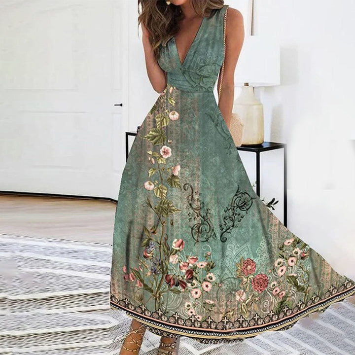 Sabina | Elégante robe à fleurs pour femme