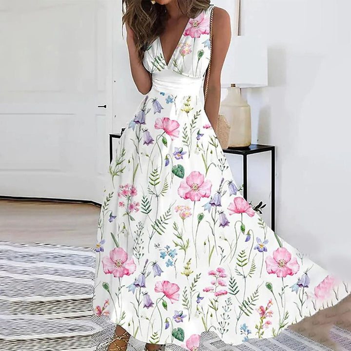Sabina | Elégante robe à fleurs pour femme