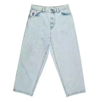 Jean Occasionnel À Jambe Large Et Élégant Pour Homme | Vêtements de Ville