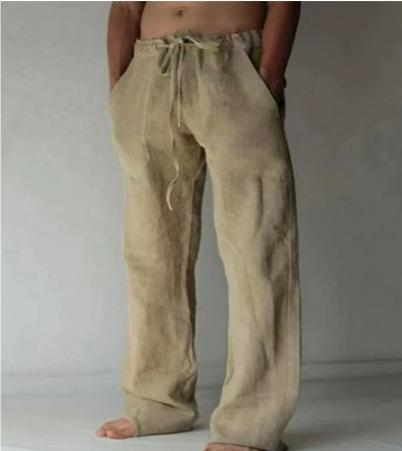 Pantalon De Loisir À Jambes Larges Pour Hommes | Taille Basse