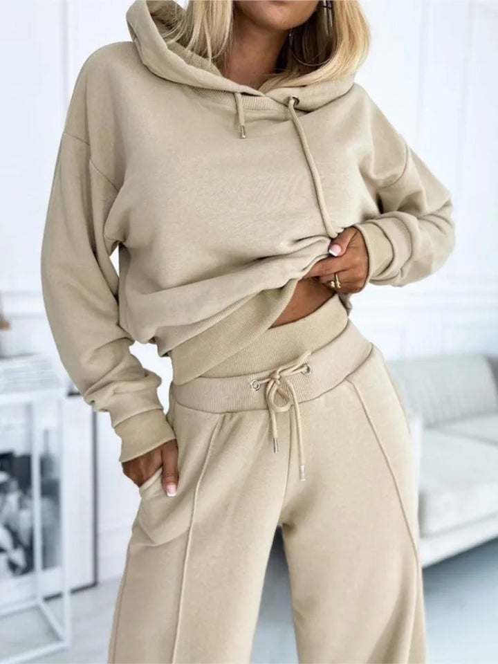 Ensemble De Vêtements De Détente Chauds Et Confortables Pour Femmes | Deux Pièces