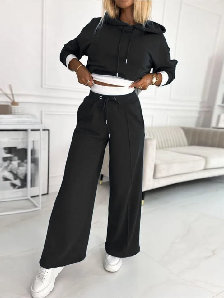 Ensemble De Vêtements De Détente Chauds Et Confortables Pour Femmes | Deux Pièces