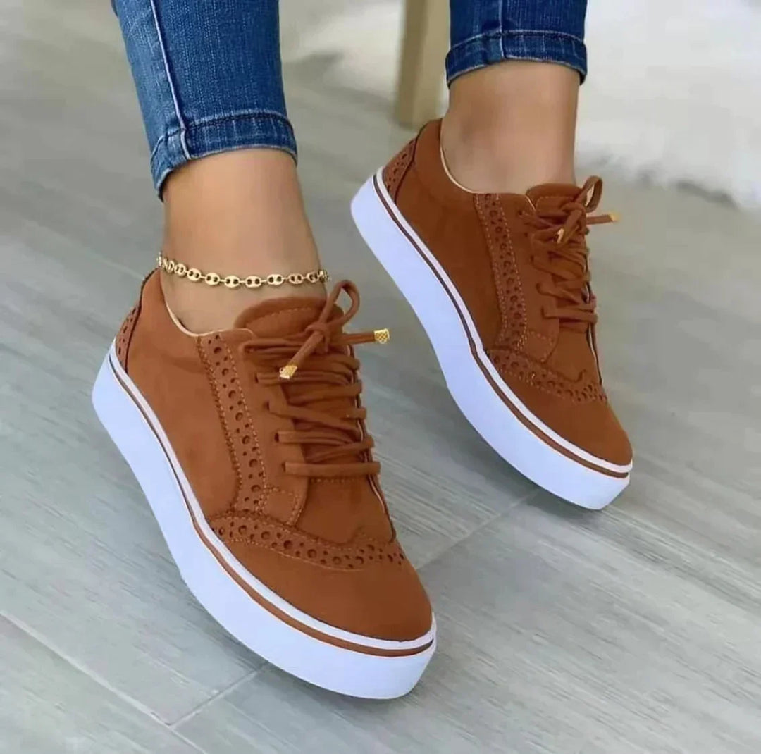 Chaussures À Lacets Décontractées Pour Femmes | Confortables