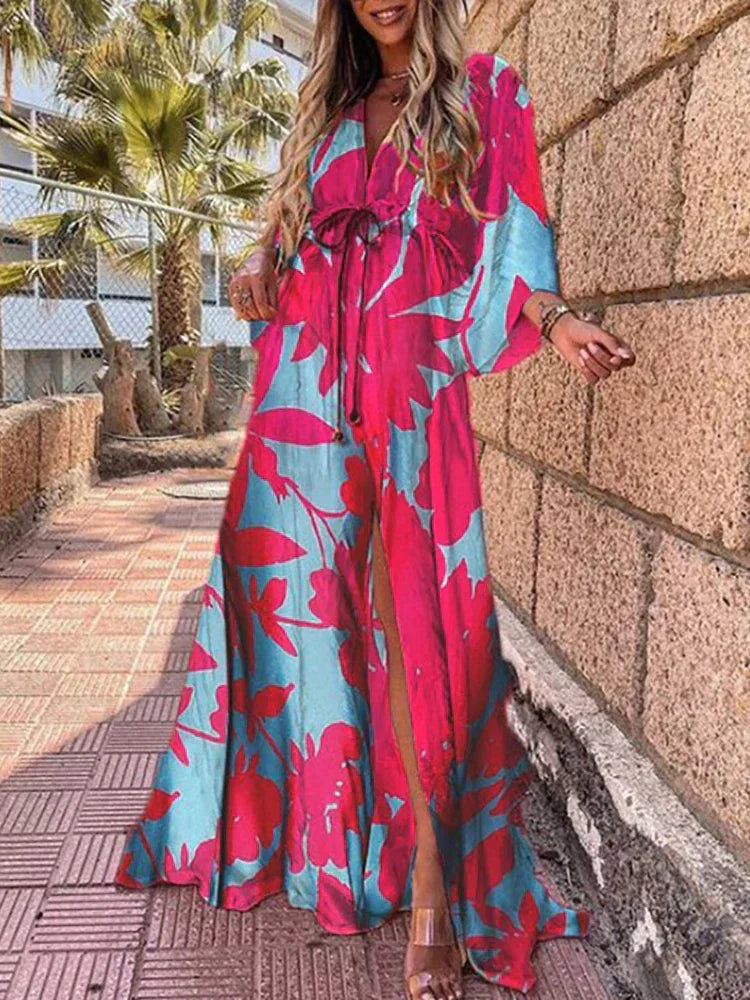 Robe D'été Élégante De Plage Pour Femmes | Maxi