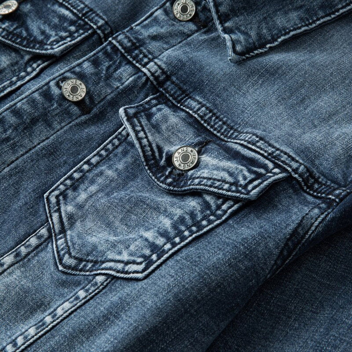 Herrenjacke Bequem Mit Langen Ärmeln | Untere Taste
