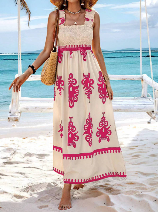 Robe d'Été Femme Longue Chic avec Coupe Flatteuse | Maxi