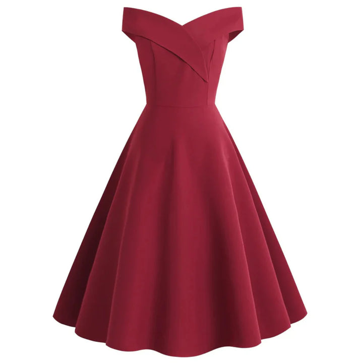 Robe Élégante Sans Bretelles Pour Femmes | Midi