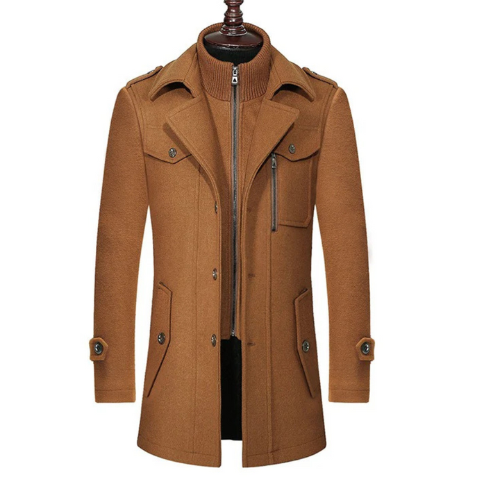 Manteau D'hiver Chaud Pour Homme | Double Col
