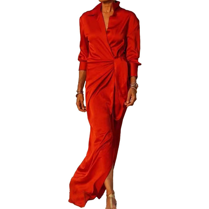 Robe D'invité De Mariage À Manches Longues | Maxi