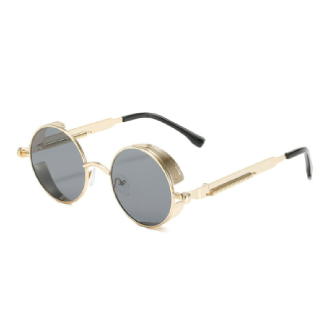 Antoine | Hommes Lunettes De Soleil Rondes | Steam Punk