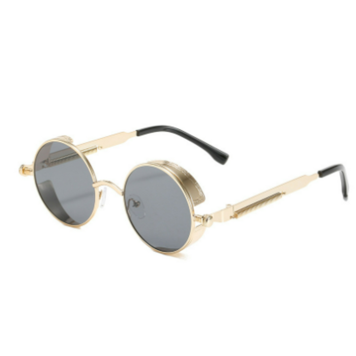 Antoine | Hommes Lunettes De Soleil Rondes | Steam Punk
