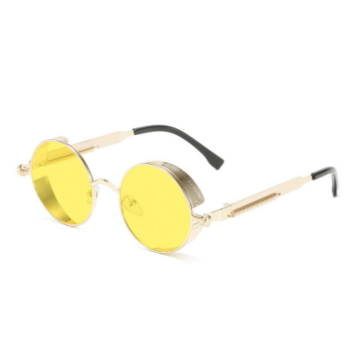 Antoine | Hommes Lunettes De Soleil Rondes | Steam Punk