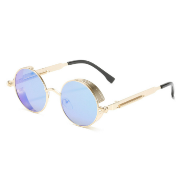 Antoine | Hommes Lunettes De Soleil Rondes | Steam Punk