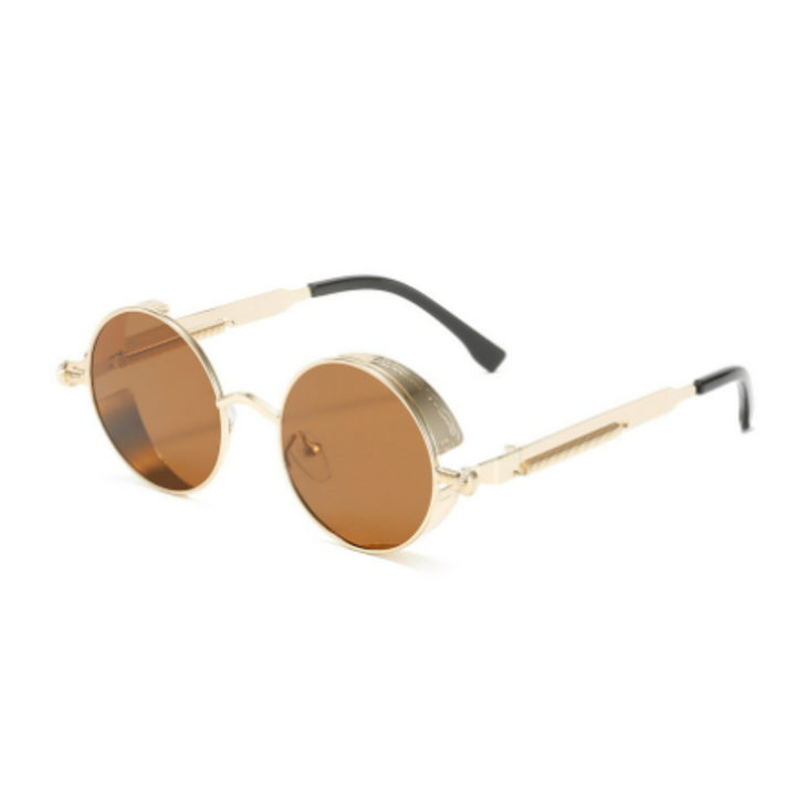 Antoine | Hommes Lunettes De Soleil Rondes | Steam Punk