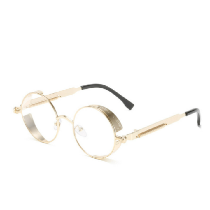 Antoine | Hommes Lunettes De Soleil Rondes | Steam Punk