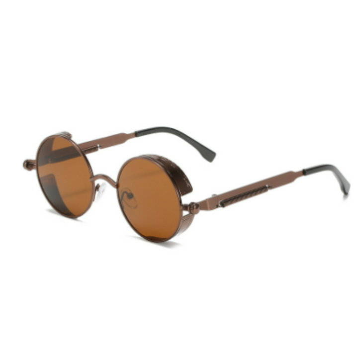 Antoine | Hommes Lunettes De Soleil Rondes | Steam Punk