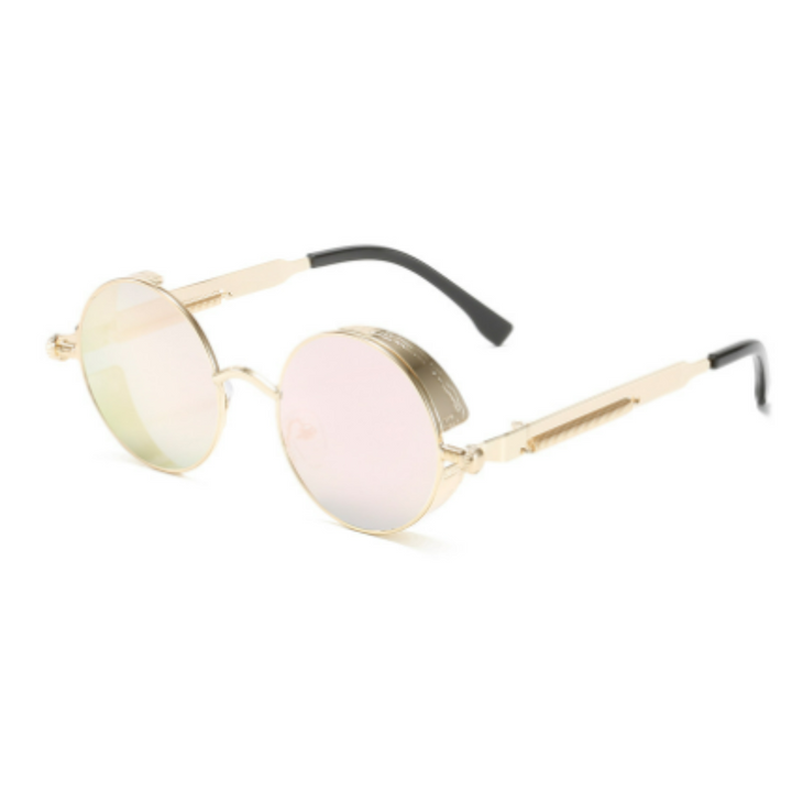 Antoine | Hommes Lunettes De Soleil Rondes | Steam Punk