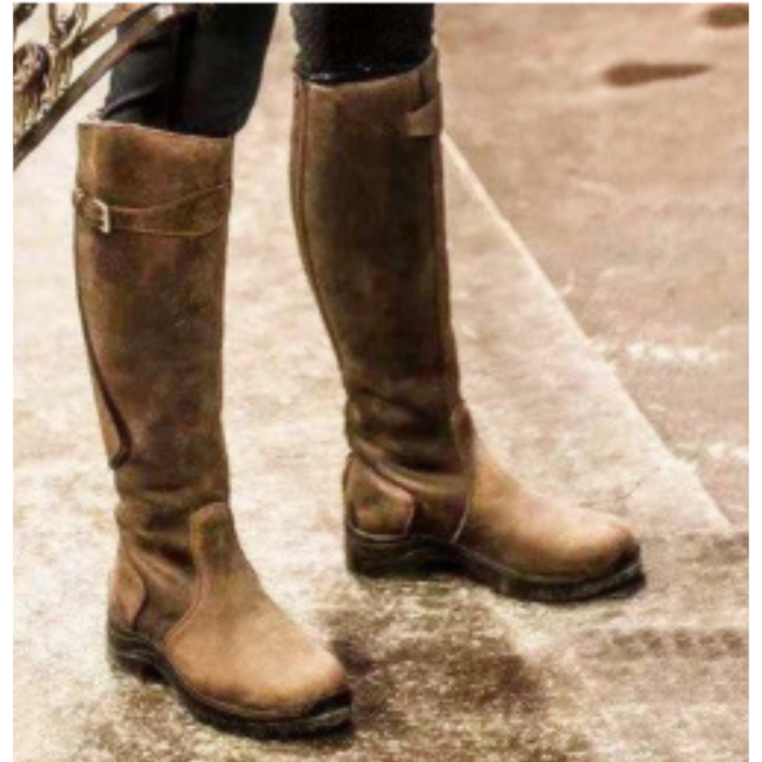Adiyara | Stiefel mit Schnallen für Frauen | Winter