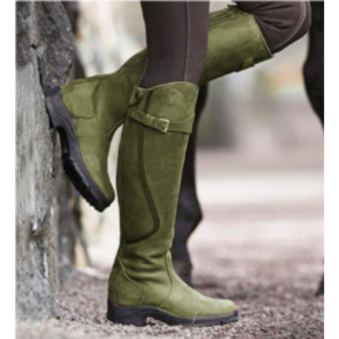 Adiyara | Stiefel mit Schnallen für Frauen | Winter