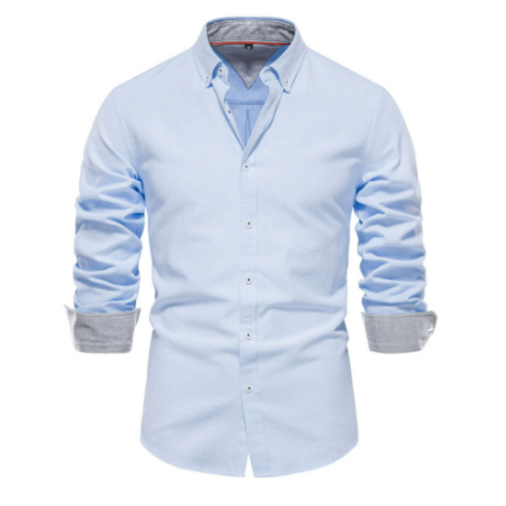 Chemise Formelle Boutonnée Pour Hommes | Manches Longues