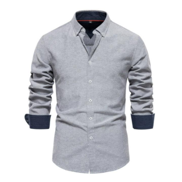 Chemise Formelle Boutonnée Pour Hommes | Manches Longues