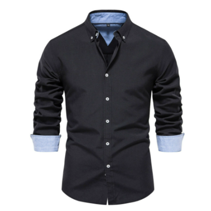 Chemise Formelle Boutonnée Pour Hommes | Manches Longues