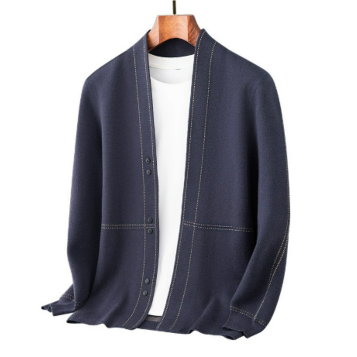Winter Men's Long Sleeve Buttoned Cardigan | Hot
