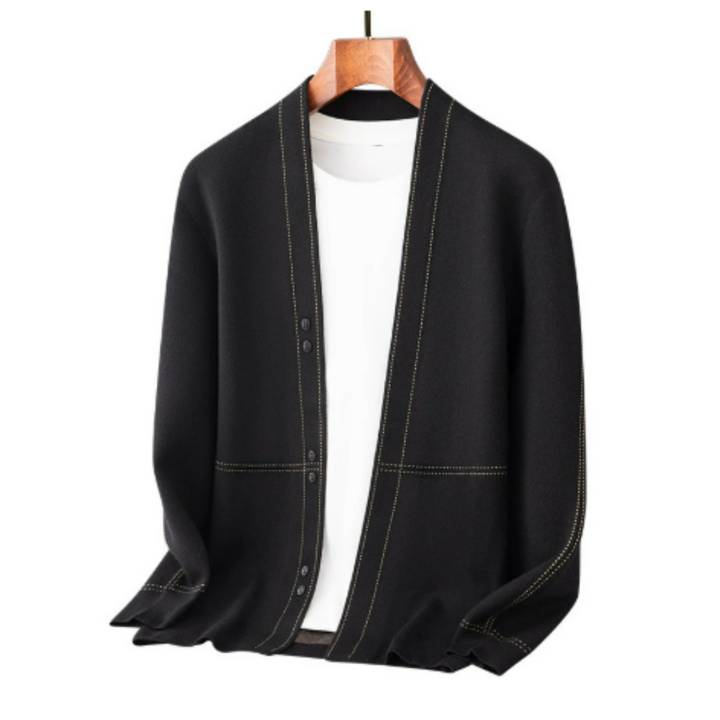 Winter Men's Long Sleeve Buttoned Cardigan | Hot