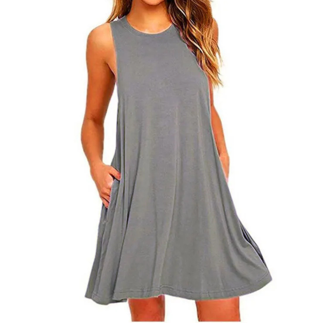 Zenia | Lässiges Sommer-Swing-Kleid für Frauen