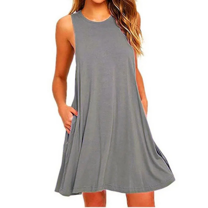 Zenia | Lässiges Sommer-Swing-Kleid für Frauen