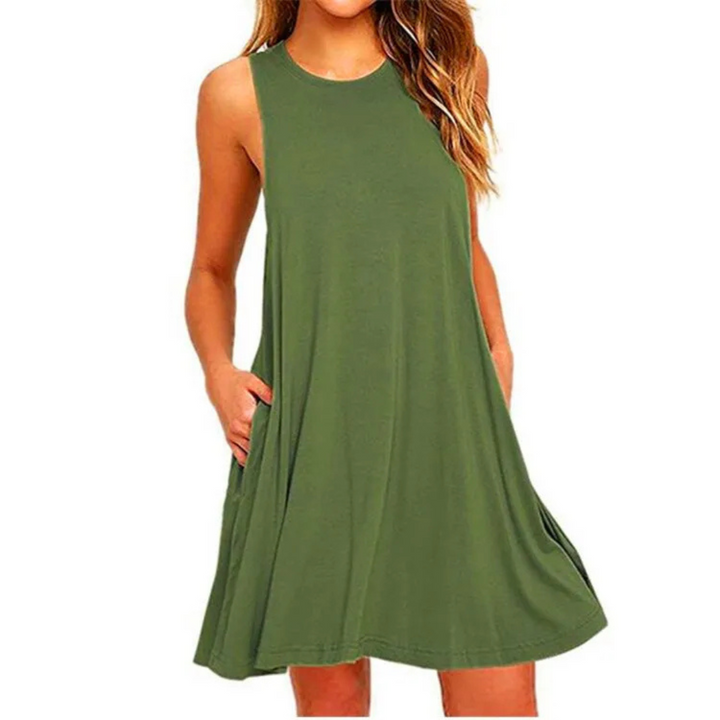 Zenia | Lässiges Sommer-Swing-Kleid für Frauen