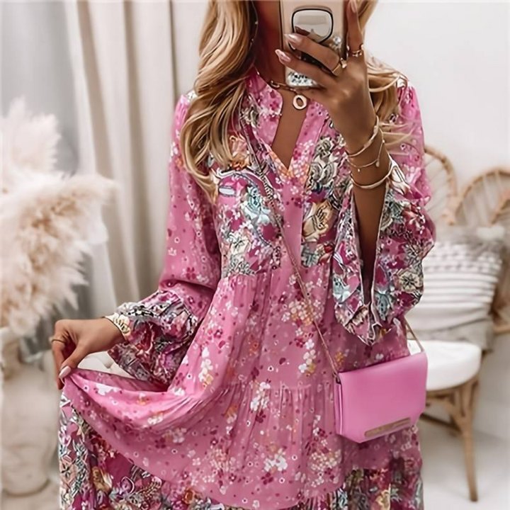 Robe Boho Imprimée Pour Femme | Mini