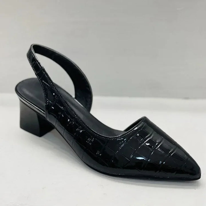 Sandales À Talons Élégantes Et Texturées Pour Femmes | Décontractées