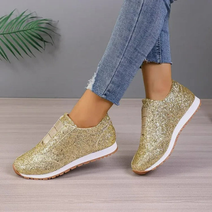 Nika | Baskets À Paillettes Pour Femmes