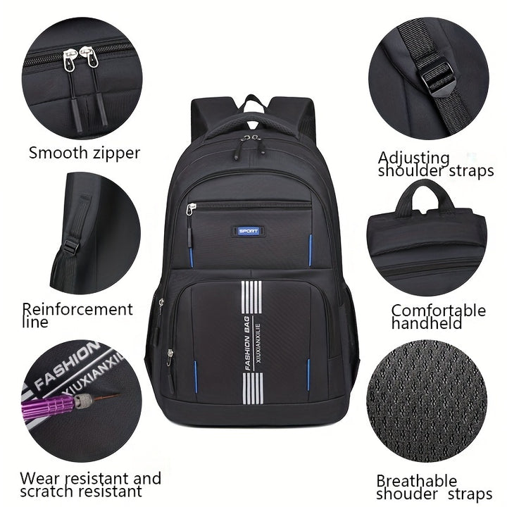 Sac À Dos De Voyage Multi-poches Pour Homme | Grand