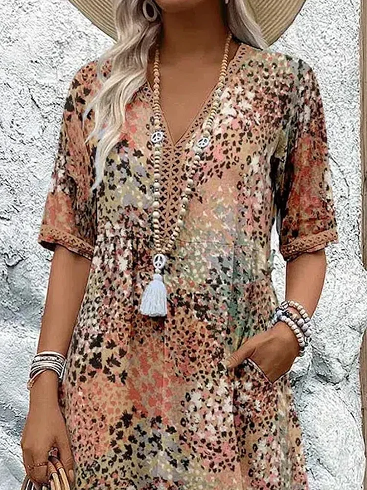 Robe Fluide Élégante Pour Femmes | Midi