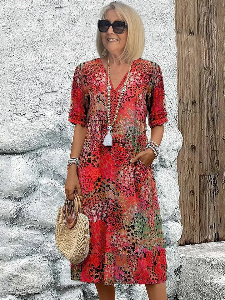 Robe Fluide Élégante Pour Femmes | Midi