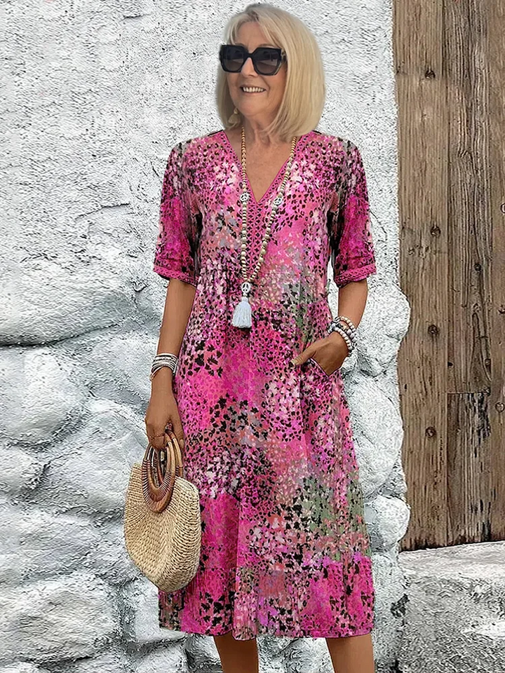 Robe Fluide Élégante Pour Femmes | Midi