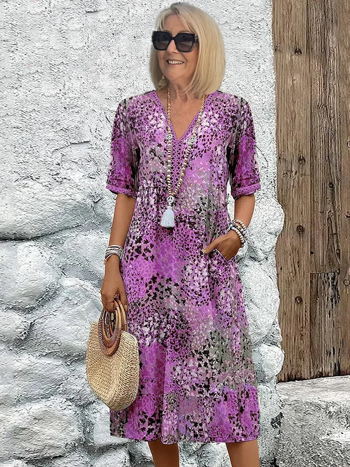 Robe Fluide Élégante Pour Femmes | Midi
