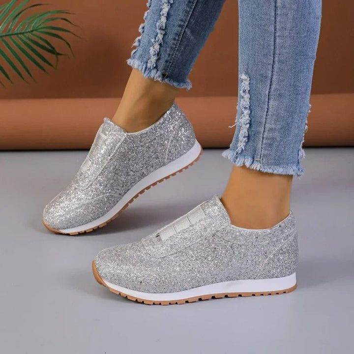 Nika | Baskets À Paillettes Pour Femmes