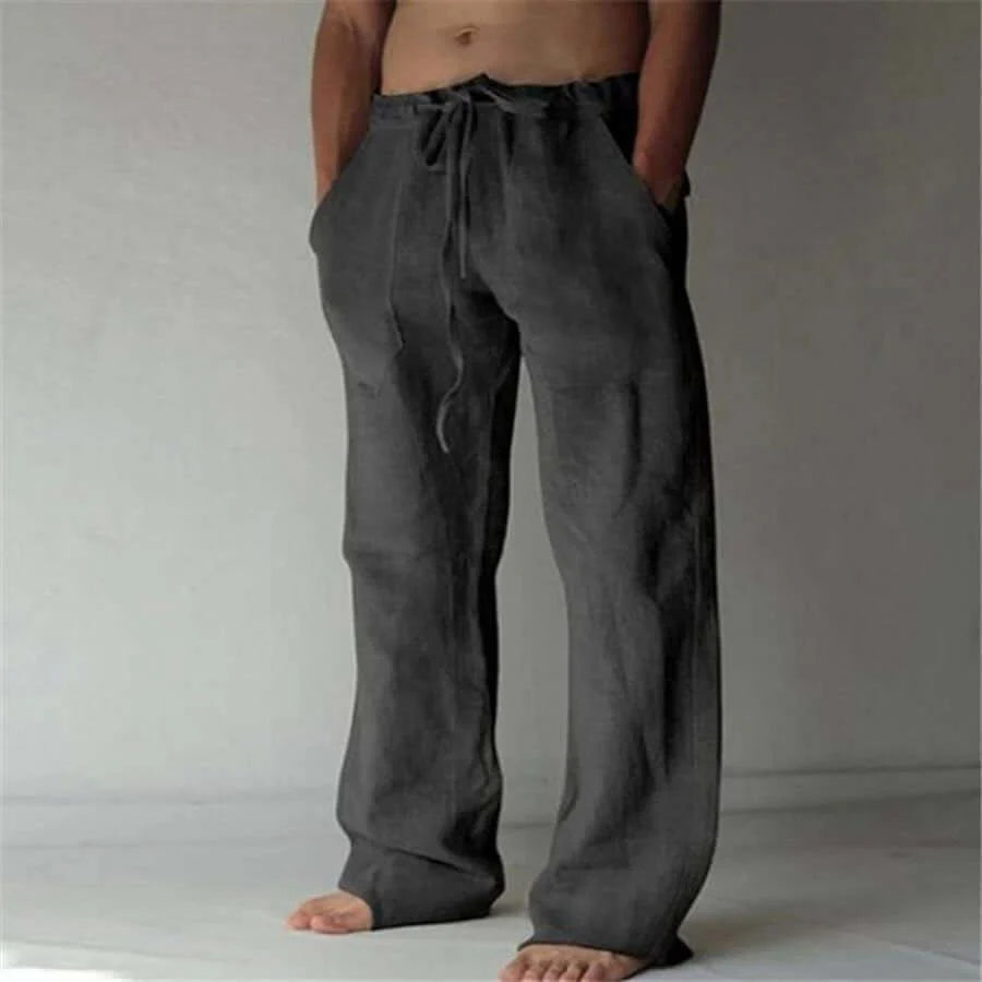 Pantalon De Loisir À Jambes Larges Pour Hommes | Taille Basse